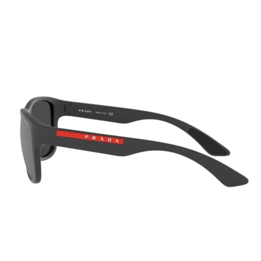 🔥NEW PRADA MEN'S GREY MIRROR BLACK SUNGLASSES